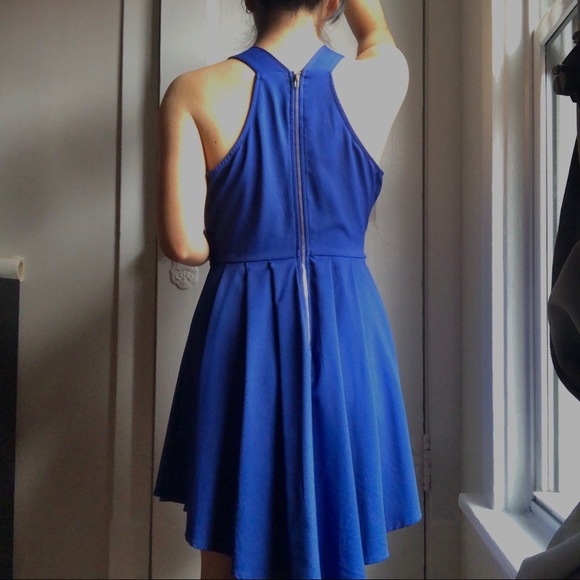 Windsor Royal Blue mid-length Dress - Picture 4 of 7